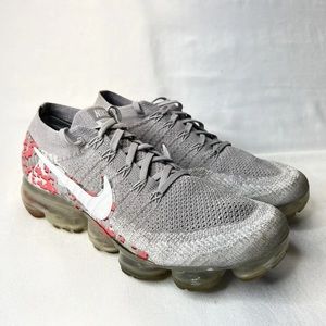 Nike Air Vapormax Flyknit 2017 Grey Pink Camo Women’s Size 10